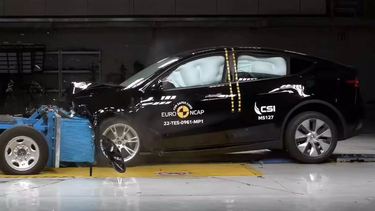 2022 Tesla Model Y in Euro NCAP crash testing