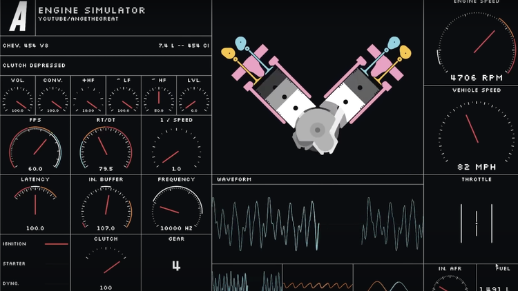 Watch: This insanely detailed engine simulator is mind-blowing | Driving