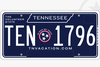 A 2022 Tennessee licence plate bearing the phrase “In God We Trust”