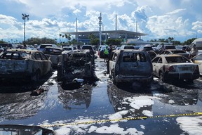 Nach einer NFL-Heckklappenparty im September 2022 in Miami brannten mehrere Autos