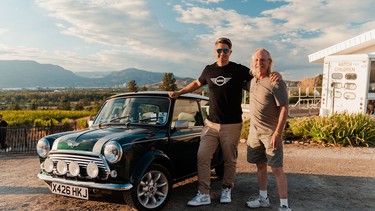 Charlie Cooper was blown away, as were all those in attendance, at Terry Jennens' mint condition — and very low-mileage — 2000 Rover Mini Cooper Sport