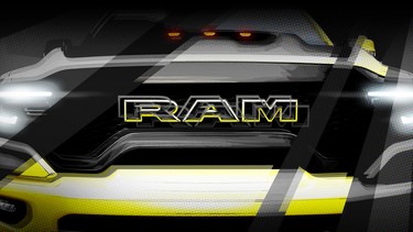 A sketch of a Ram concept to be unveiled at the 2022 SEMA show