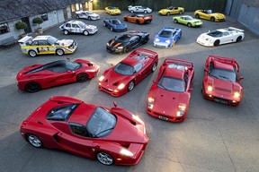 Ein Schnappschuss der Gran Turismo Collection, die bei RM Sotheby's versteigert werden soll