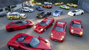 A snapshot of the Gran Turismo Collection headed for auction, via RM Sotheby's