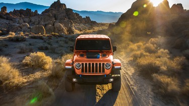 2023 Jeep Wrangler Rubicon 4xe in limited-run Punk’n exterior paint color