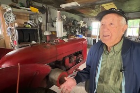 Laurent Legault, the 101-year-old Quebec mechanic