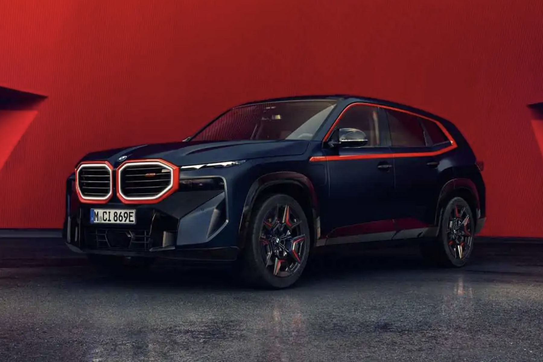 Lipstick On A Pig Highperformance BMW XM Label Red Breaks Cover