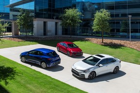 Die Familie des Toyota Corolla 2023.