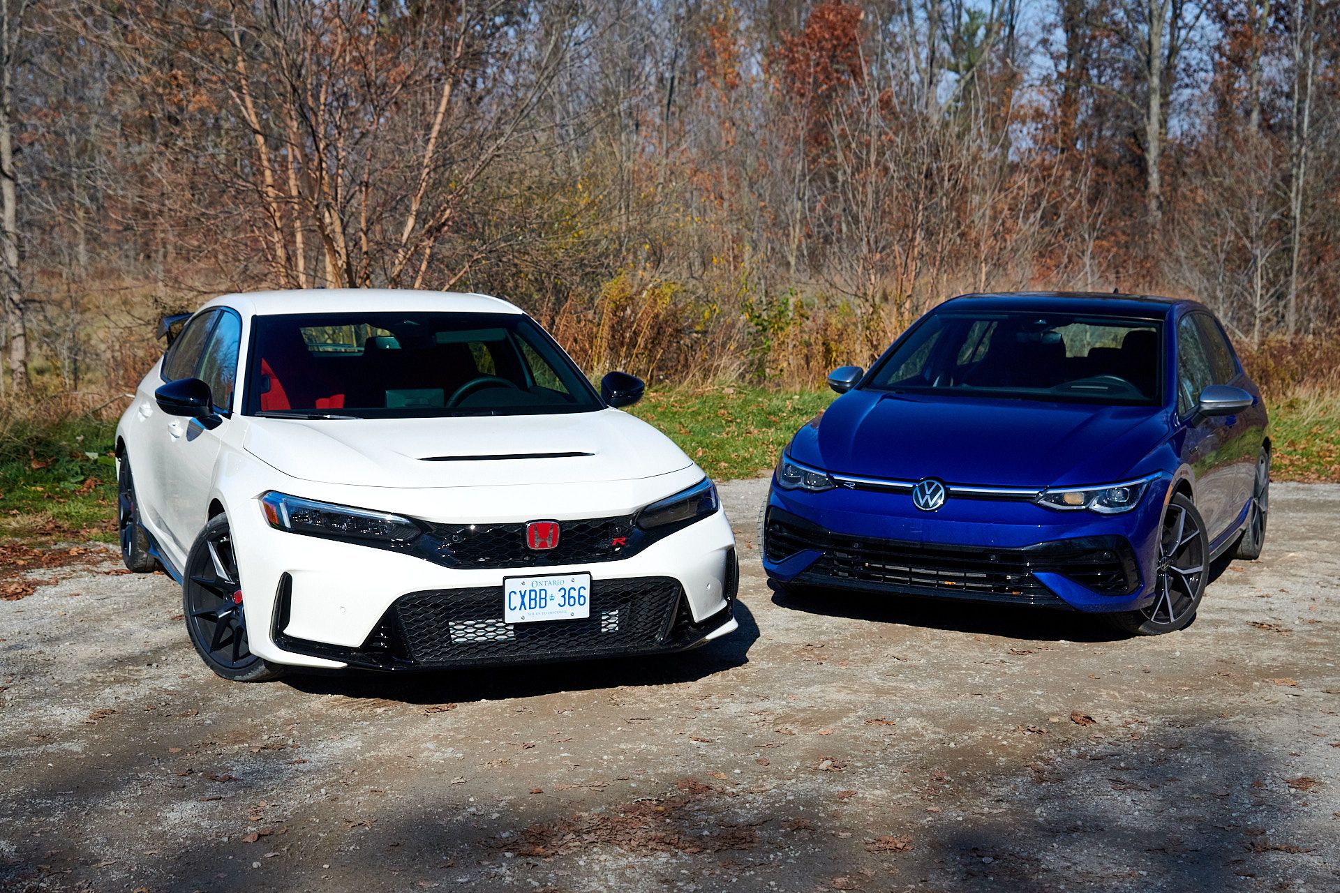 2023 Honda Civic Type R vs Volkswagen Golf R sports comparison Driving