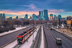 Watch: Calgary driver off-roads in attempt to skip traffic