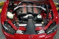 A V8 conversion in a Mazda MX-5 by Flyin' Miata