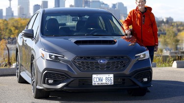 Larry Lalonde with the 2022 Subaru WRX.