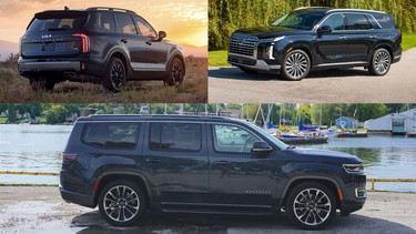 Best in Class: Large SUVs - Kia Telluride, Hyundai Palisade, Jeep Wagoneer