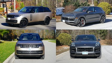 2022 Land Rover Range Rover vs Porsche Cayenne