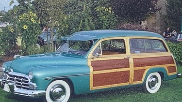The Canadian-built 1950 Monarch woody station wagon restored by Cliff Haller.