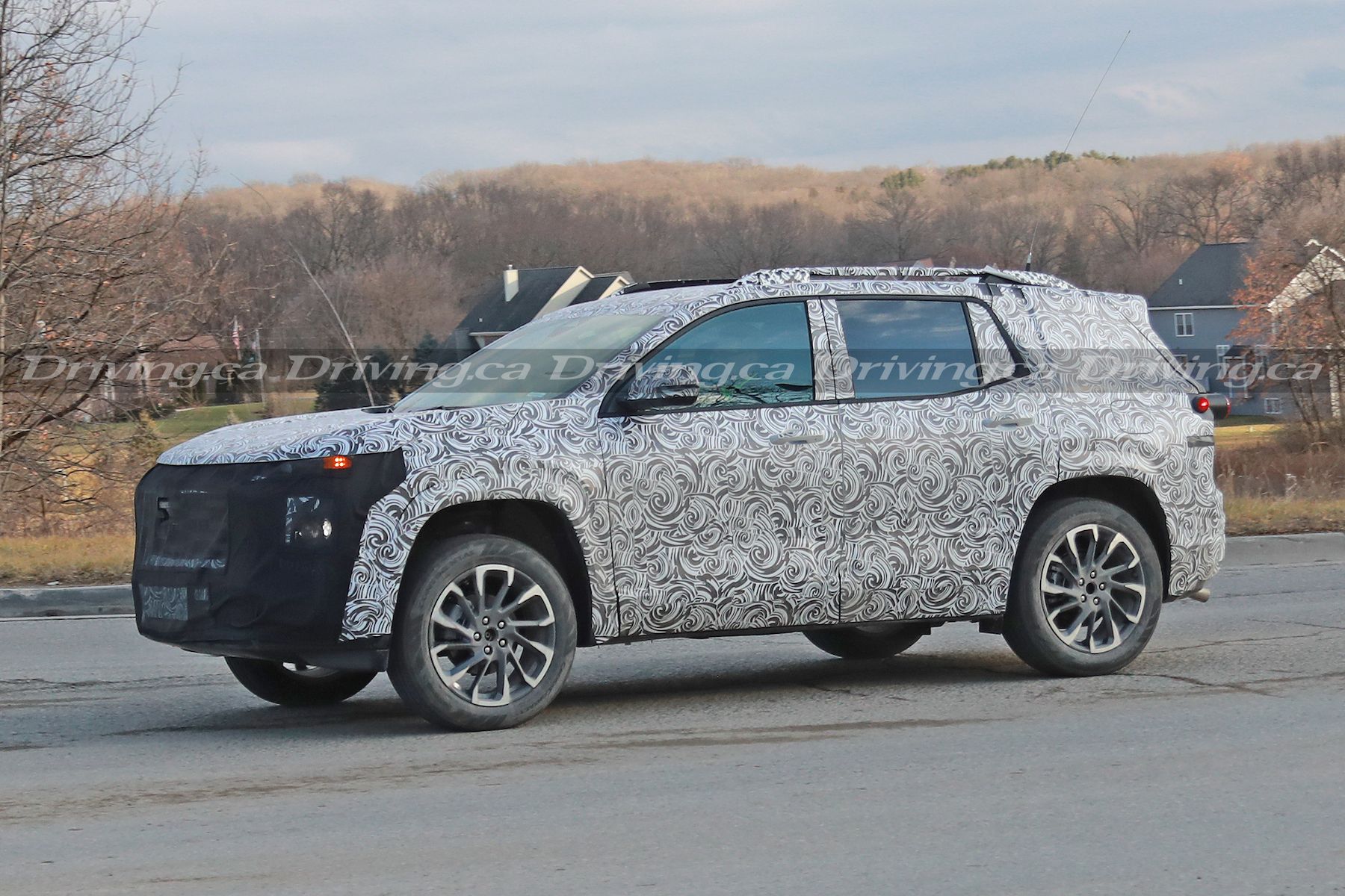 2025 Chevrolet Equinox spied with boxier styling Driving