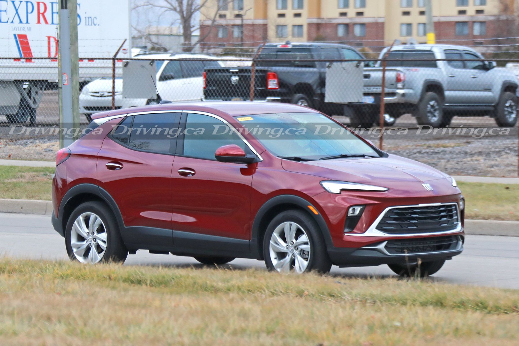 Refreshed 2024 Buick Encore GX Spied Undisguised Looking Dapper Driving   Encore GX 003 