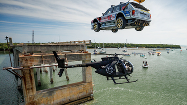 Hoonigan's Gymkhana 12 ropes in 865-hp ’83 Subaru, helicopter | Driving