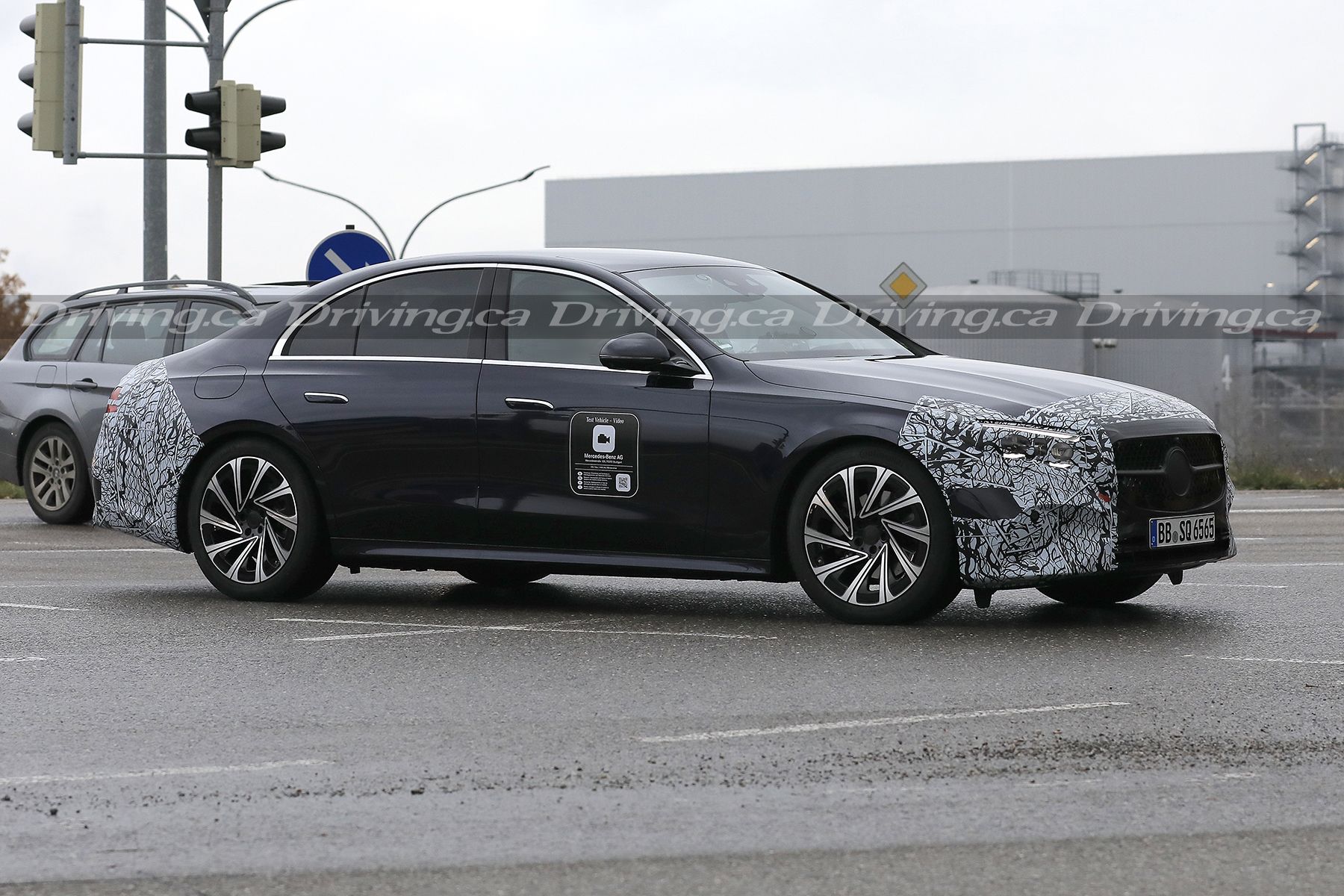 2024 Mercedes Benz E Class Spied With A Clear Interior View Driving   Mercedes E Class 005 