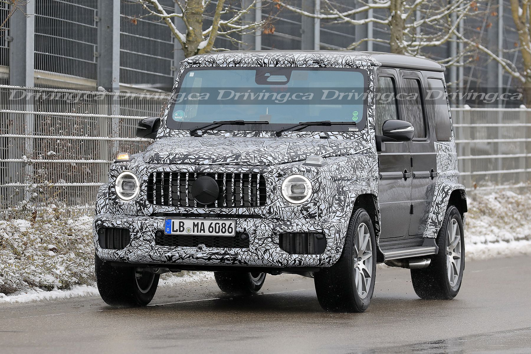 2024 Mercedes Benz G Class Spied With A Nip And Tuck Driving   Mercedes G Class Facelift 003 