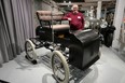 Ron Foss at a ceremony inducting the Fossmobile into the Canadian Automotive Museum