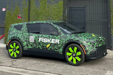 Fisker peels away first layer of 2024 Pear EV, spied in camo