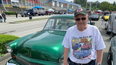 Bob Hebron continues to display his customized 1952 Ford at car shows. He bought the car in 1958 when he was 17 years old.