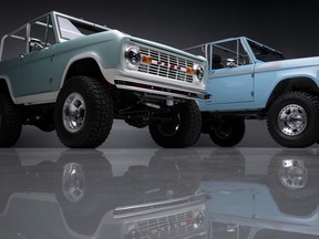 A pair of Broncos to be auctioned at the 2023 Barrett-Jackson Scottsdale sale in Arizona