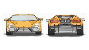 Lamborghini Aventador patent drawings