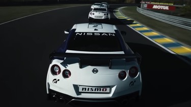 A still from the trailer for the new "Gran Turismo" movie