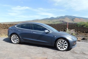 Tesla Model 3 in Maui