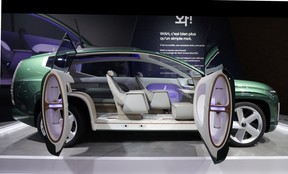 Die Türen des Hyundai Concept Seven öffnen sich