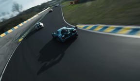 Ein Ford GT, Ferrari 458 GT3 und Audi R8 GT3 im „Gran Turismo“-Filmteaser