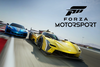 The cover cars from 2023's "Forza Motorsport," the 2023 Cadillac V-Series.R and a 2024 Chevrolet Corvette E-Ray
