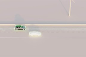 Eine Darstellung der Funktionen von Google HD Maps im Volvo EX90 2023