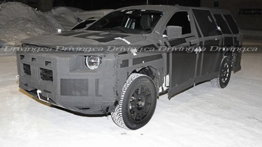 A spy shot of the Ram 1200