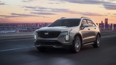 The 2024 Cadillac XT4 in Argent Silver Sport
