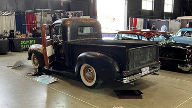 The ‘patina pickup’ on display at the 2023 Grand National Roadster Show in Pomona, California.
