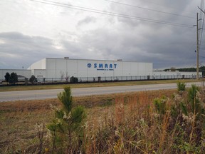 A view shows the SMART Alabama manufacturing facility in Luverne, Alabama, U.S., December 4, 2022