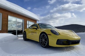 Porsche 911 at the Porsche Ice Experience