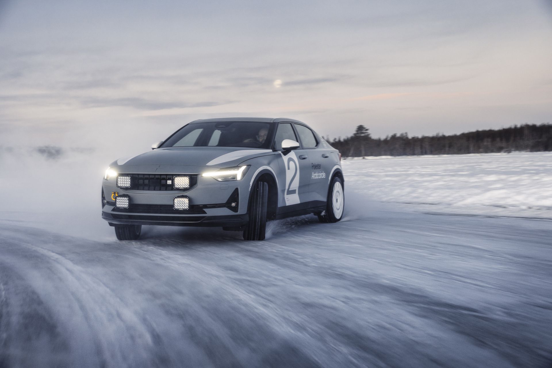 polestar 2 snow driving