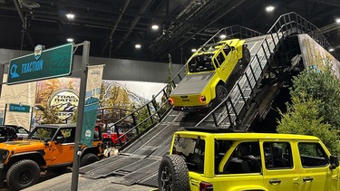 The Jeep course at the 2023 Chicago Auto Show