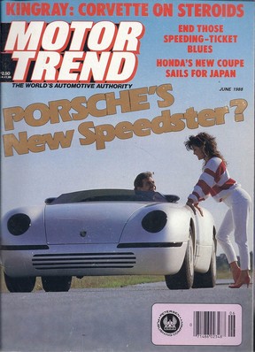 Der Wingho Spexter von 1987 auf dem Cover von „Motor Trend“