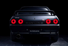 A teaser for an electric Nissan GT-R R32