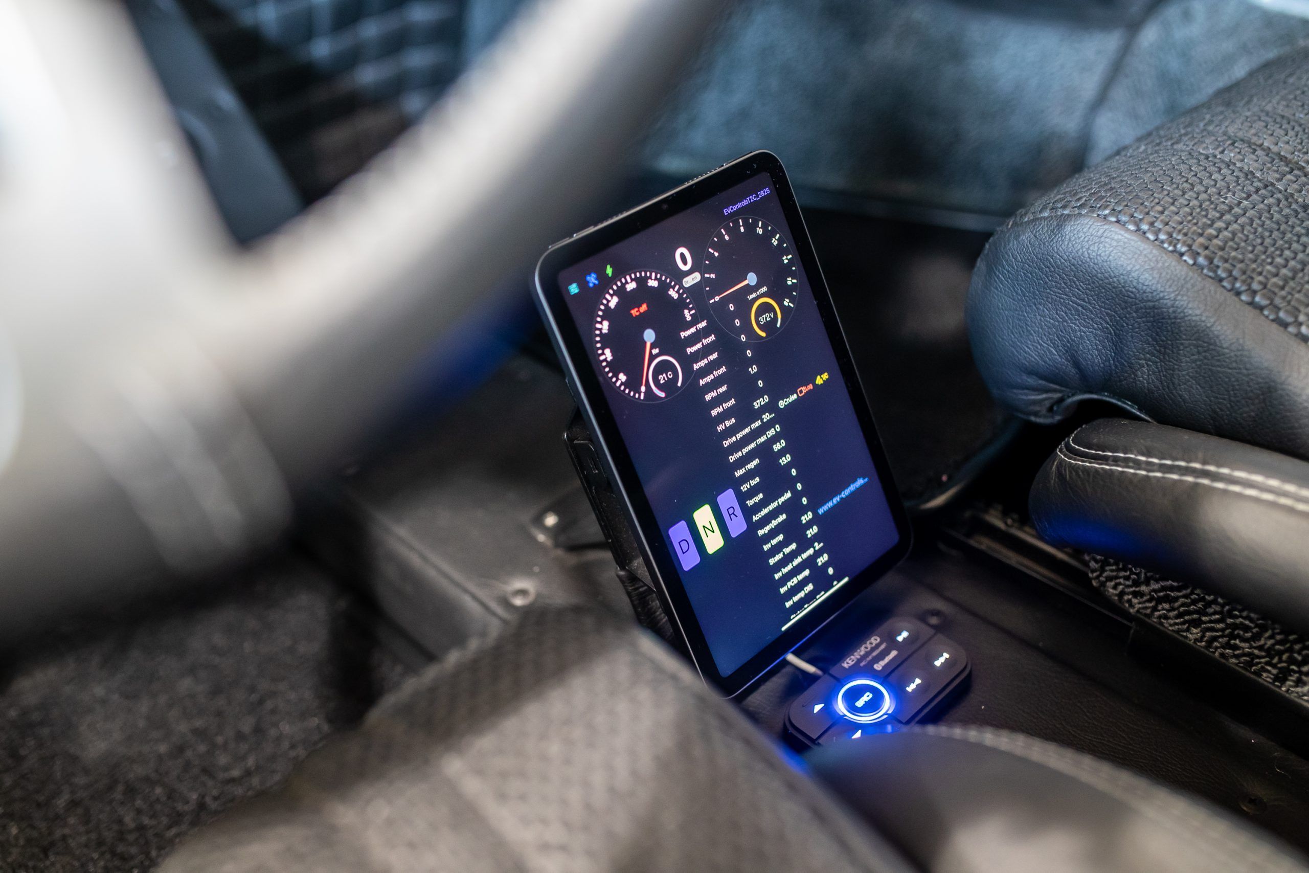 An electric Porsche 356, converted by North American Electric Vehicles