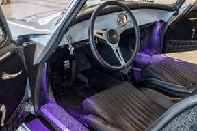 An electric Porsche 356, converted by North American Electric Vehicles