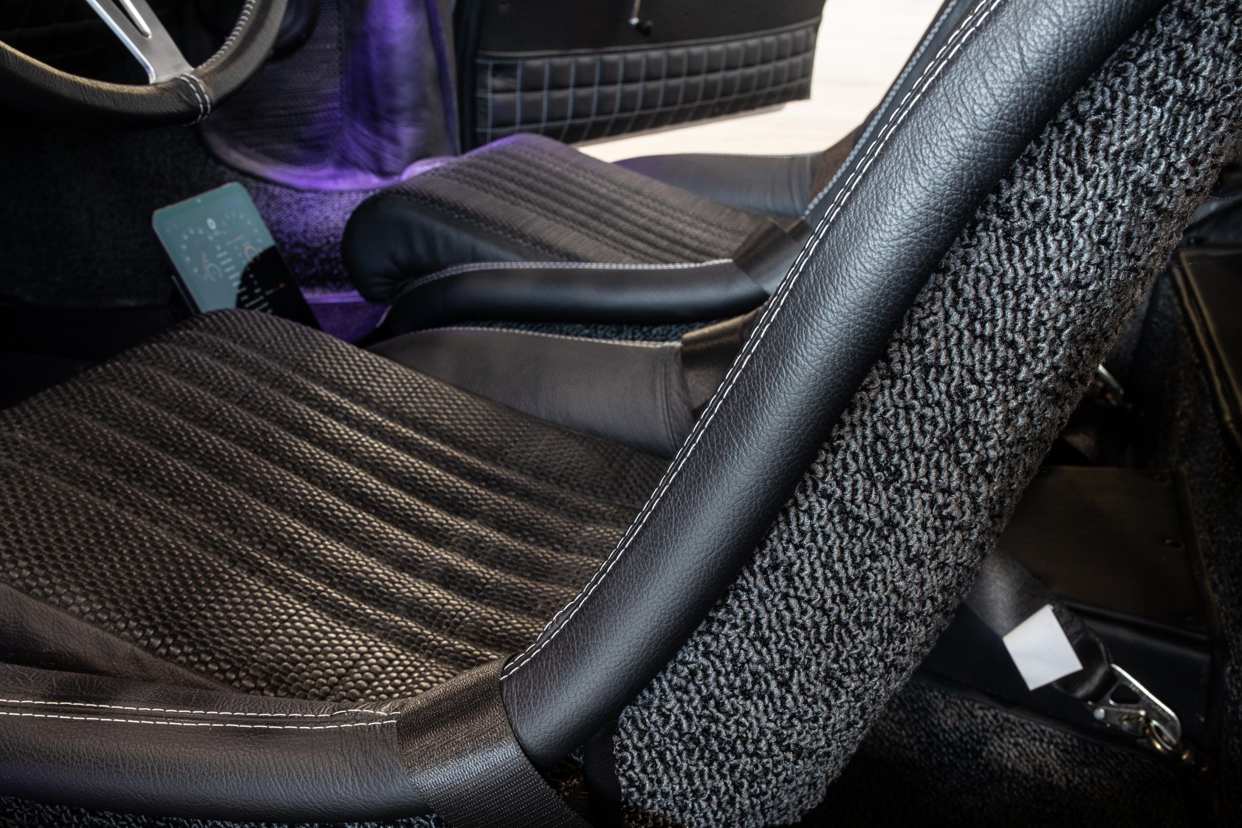 An electric Porsche 356, converted by North American Electric Vehicles