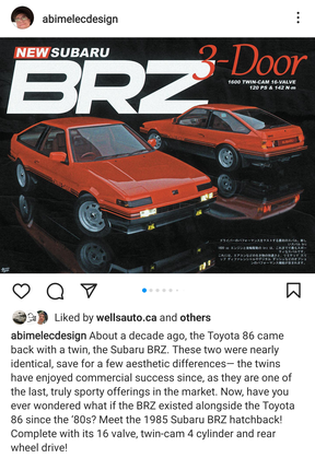 1985 Subaru BRZ