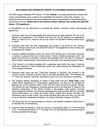 2023 Dodge Challenger SRT Demon 170 Customer Acknowledgement Letter, page one