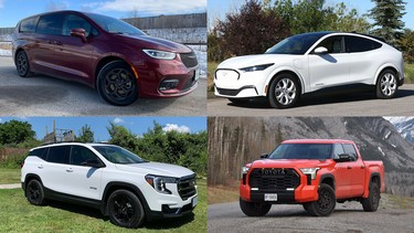 Most improved vehicles sales in Canada in 2022